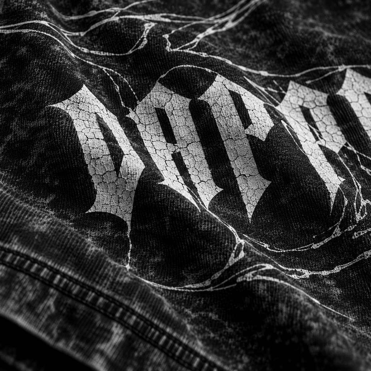Dapper Signature Oversized Men Tee – Acid Black