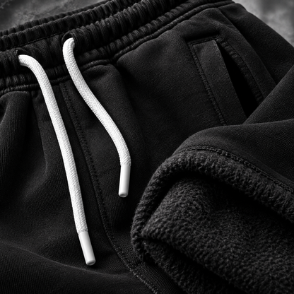 Dapper Trust The Process Men Oversized Joggers – Black