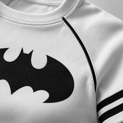 Women’s Raglan Ribbed Batman T-Shirt