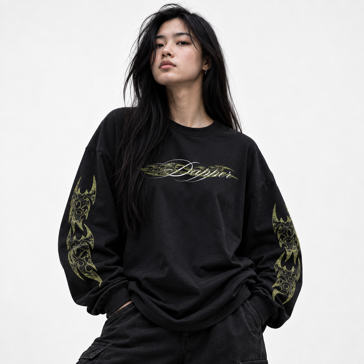 Oversized Unisex Long Sleeve T-Shirt
