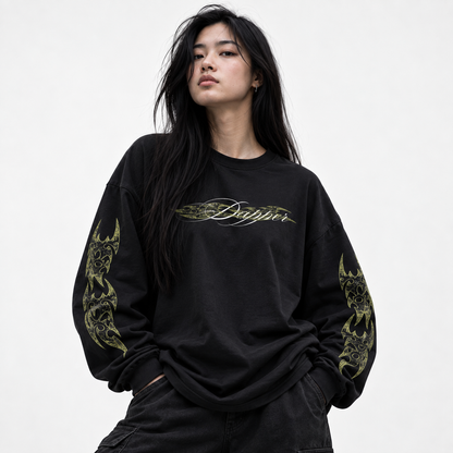 Oversized Unisex Long Sleeve T-Shirt
