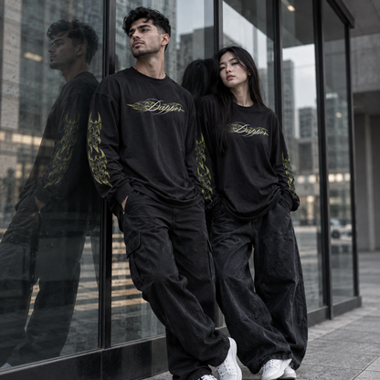 Oversized Unisex Long Sleeve T-Shirt