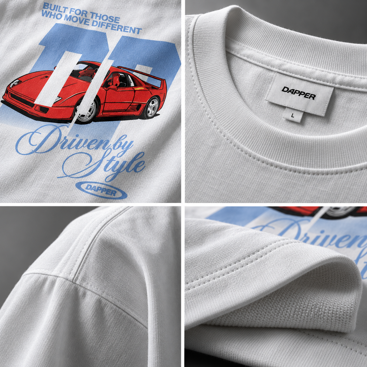 Boxy Oversized T-Shirt Car Racer