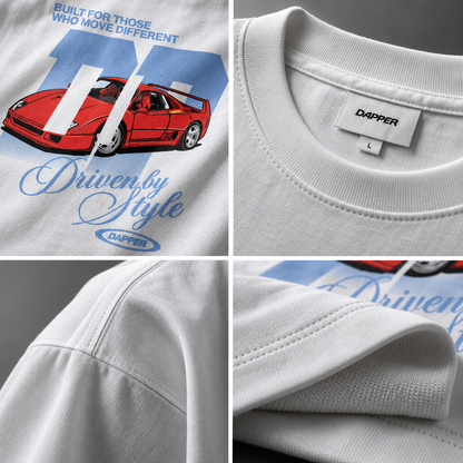 Boxy Oversized T-Shirt Car Racer