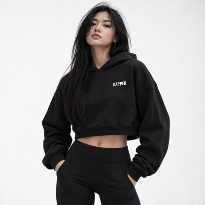 Essential Women Cropped Hoodie