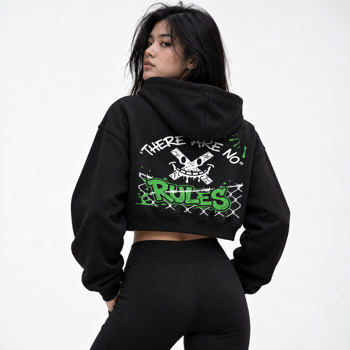 Essential Women Cropped Hoodie