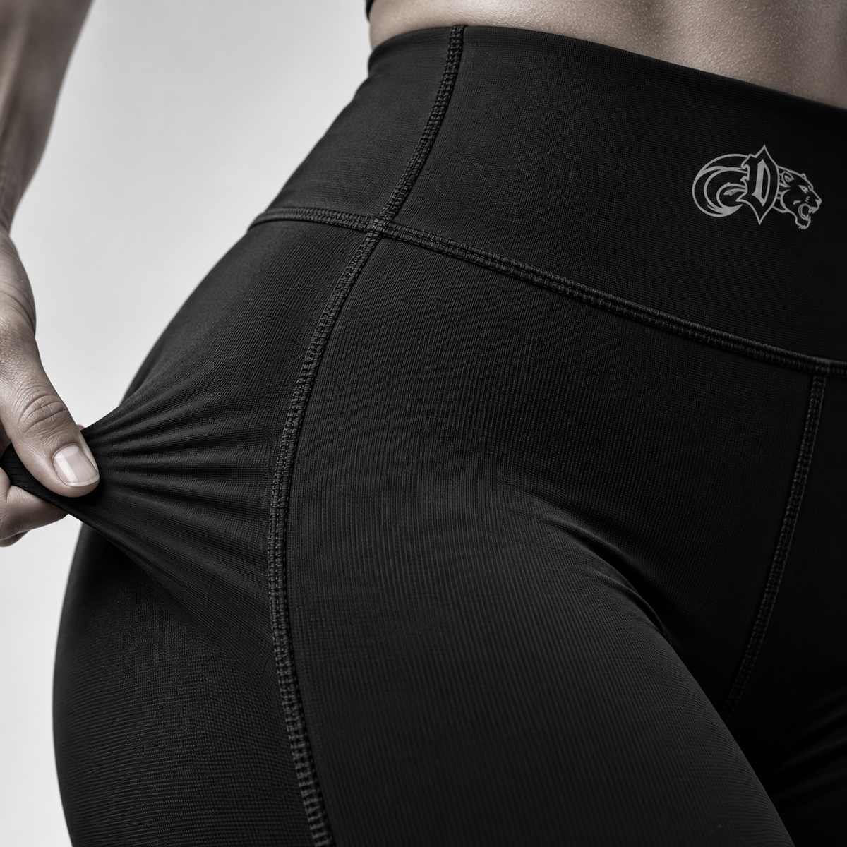 High-Waisted Women Yoga Leggings - Black