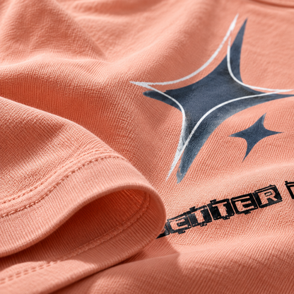 Pure Cotton Men Star T-Shirt