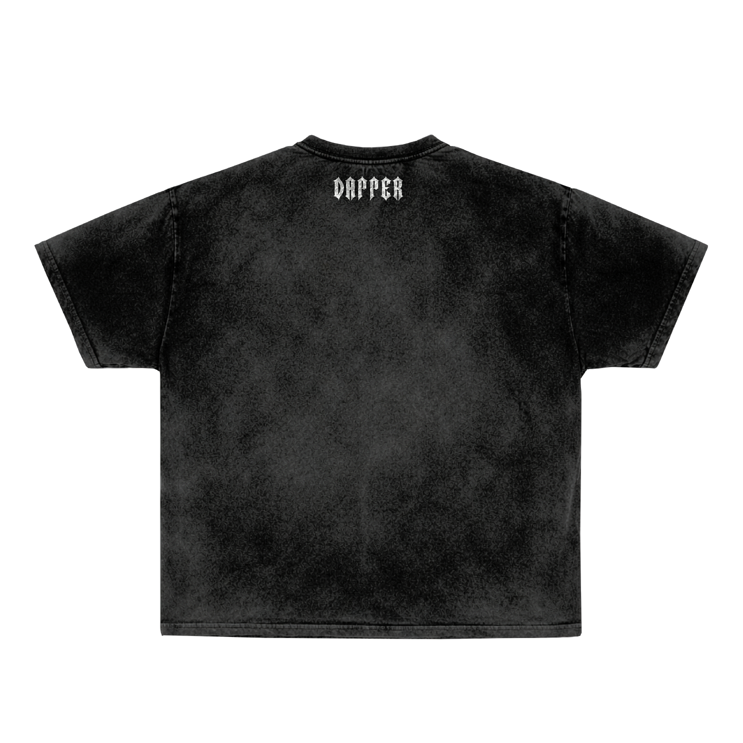 Dapper Thorn Acid Wash Oversized Tee – Black